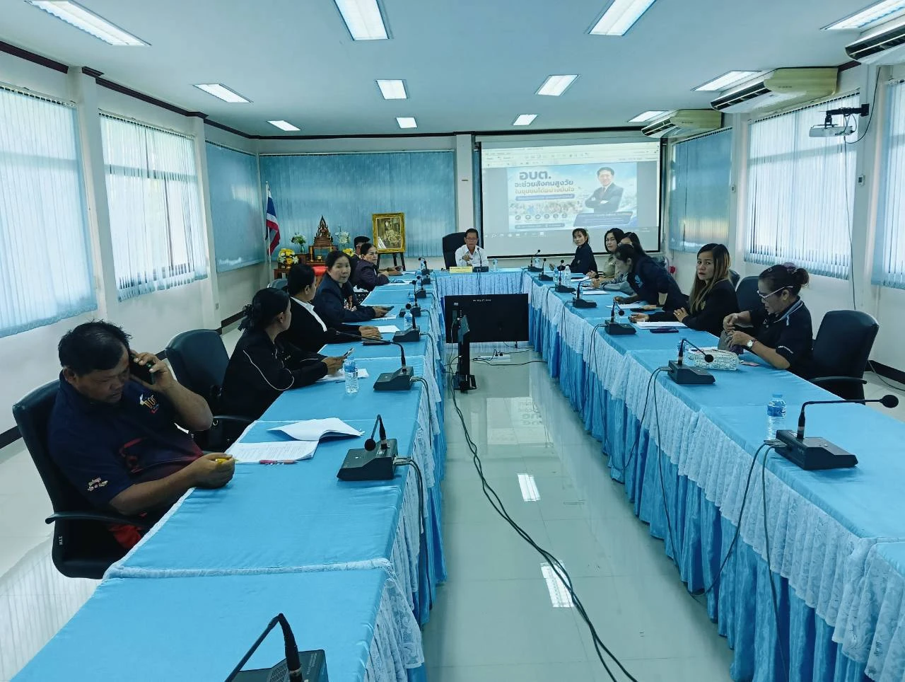 อบต.ลานบ่า ขับเคลื่อนงานสุขภาพชุมชน ประชุมคณะกรรมการกองทุนหลักประกันสุขภาพฯ ครั้งที่ 5/2569 เดินหน้าจัดสรรงบประมาณปี 2570 พร้อมอนุมัติโครงการฟื้นฟูสมรรถภาพคนพิการ